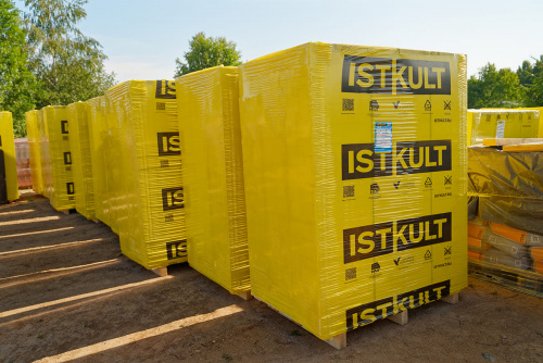 Газобетонные блоки Istkult Егорьевск D500 625х500х250 стеновые