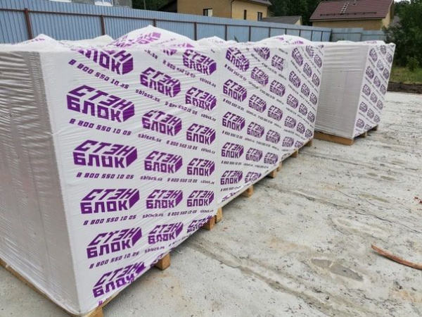Газобетонные стеновые блоки Стэнблок 600х300х200, D600