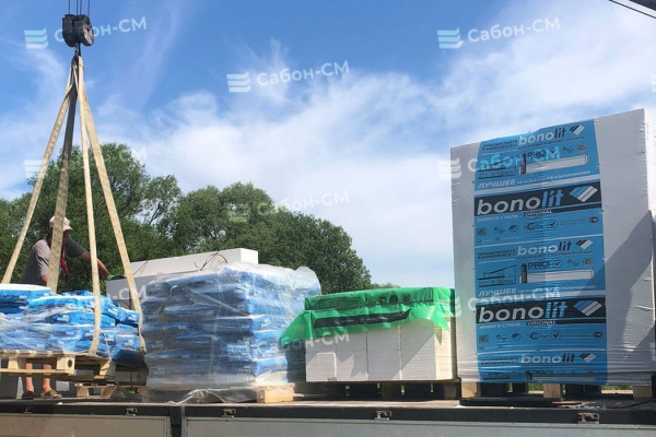 Газобетонные блоки Бонолит Дмитров D400 625х200х75 перегородочные